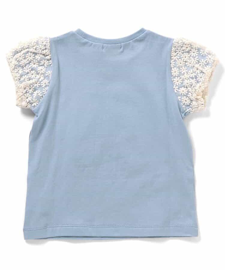 繫帶刺繡標誌T恤