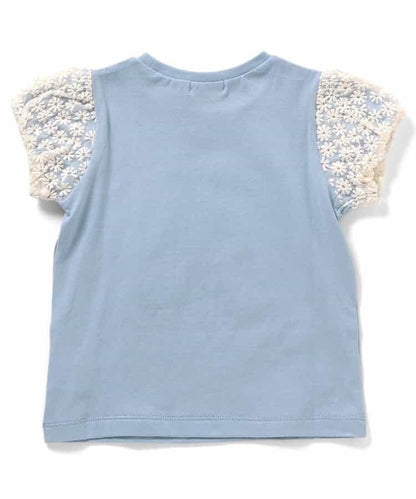 繫帶刺繡標誌T恤