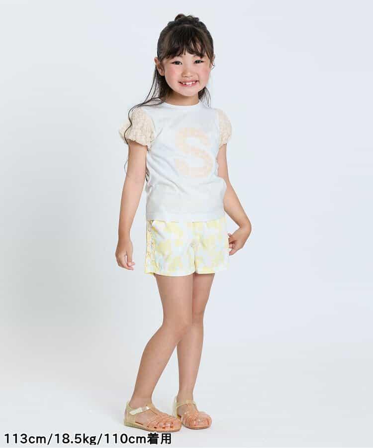 繫帶刺繡標誌T恤