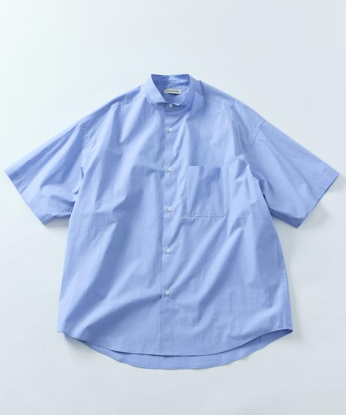 Relax Fit 舒適版型 立領 短袖 襯衫 【限定推出】