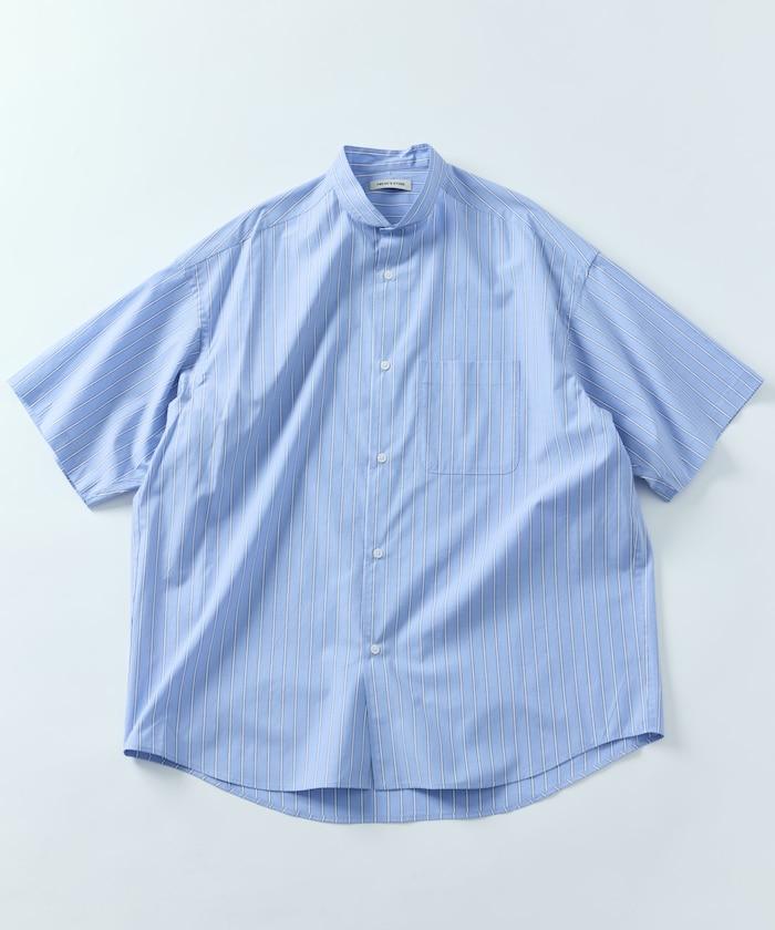 Relax Fit 舒適版型 立領 短袖 襯衫 【限定推出】