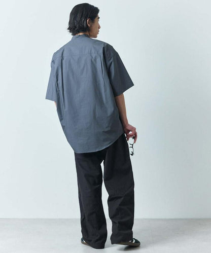 Relax Fit 舒適版型 立領 短袖 襯衫 【限定推出】