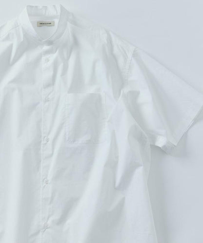 Relax Fit 舒適版型 立領 短袖 襯衫 【限定推出】