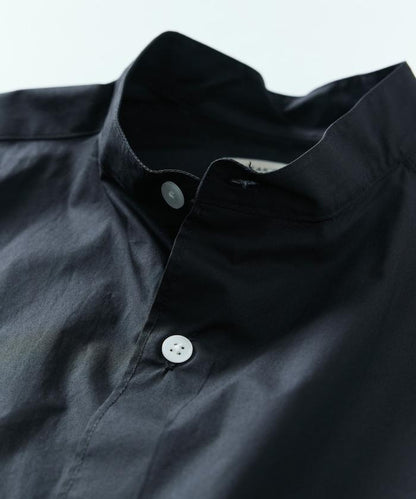 Relax Fit 舒適版型 立領 短袖 襯衫 【限定推出】