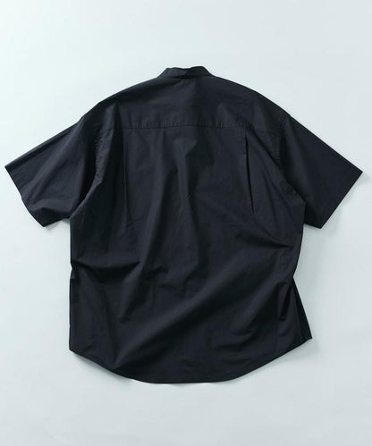 Relax Fit 舒適版型 立領 短袖 襯衫 【限定推出】