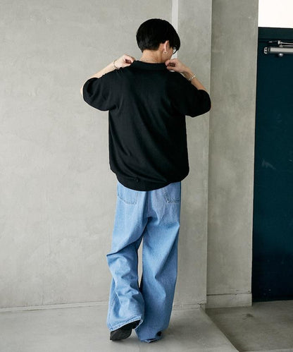 聯名 一點刺繡針織polo衫【限定推出】