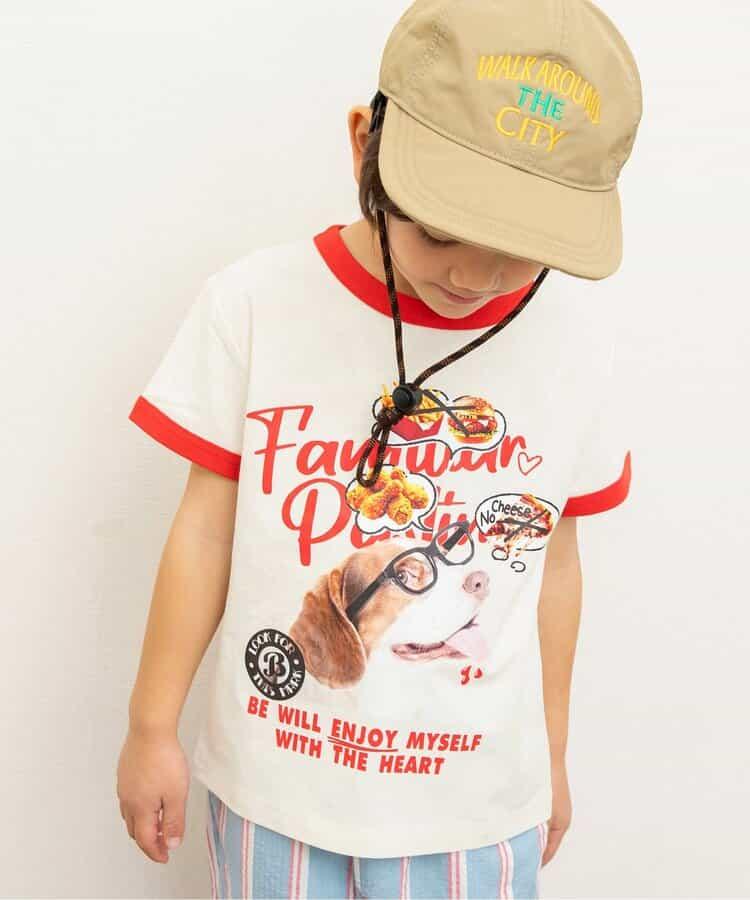 【連衣裙】精彩領口狗學院T恤