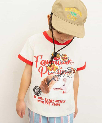 【連衣裙】精彩領口狗學院T恤