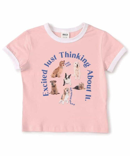 【連衣裙】精彩領口狗學院T恤