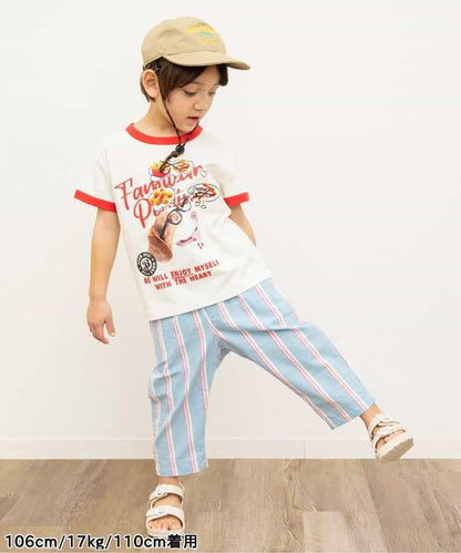 【連衣裙】精彩領口狗學院T恤