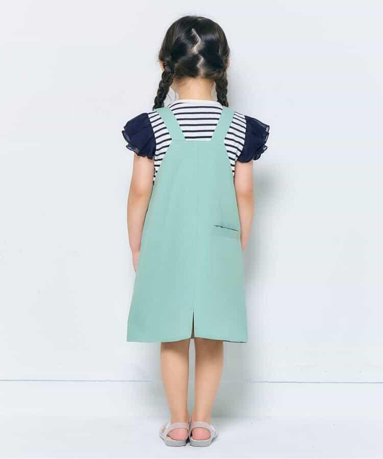 華夫餅蕾絲荷葉邊T恤