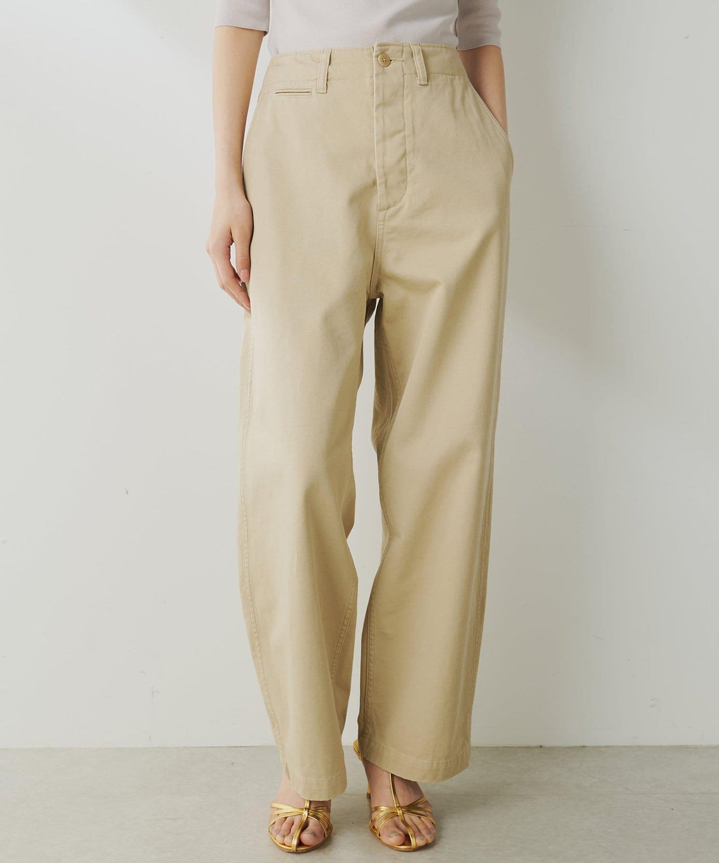 生物加工修身褲