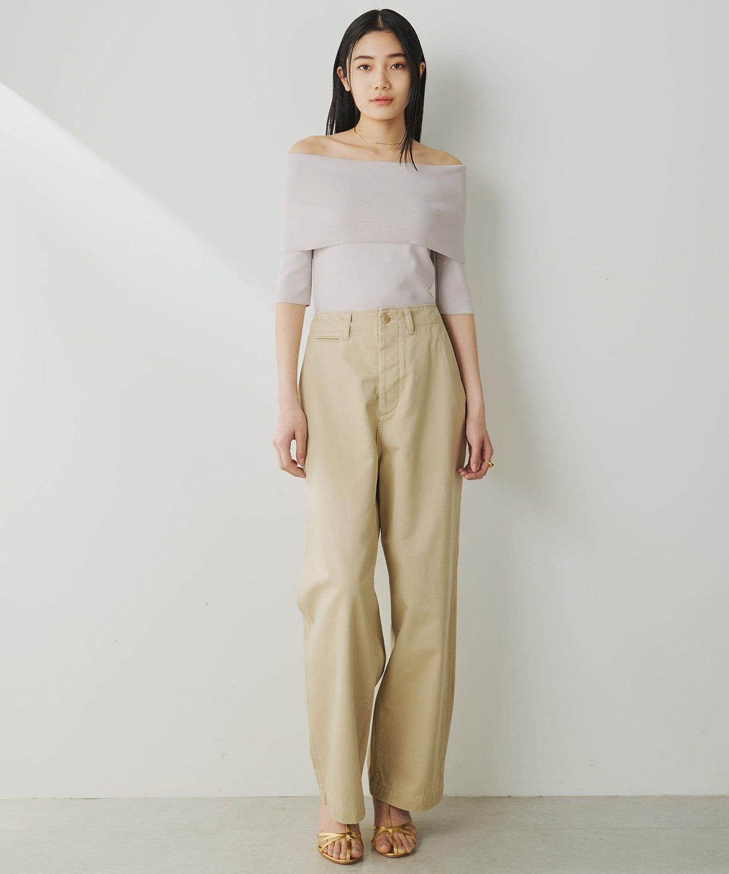 生物加工修身褲