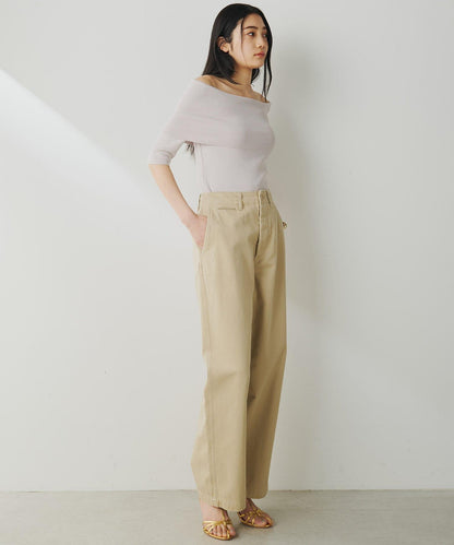 生物加工修身褲