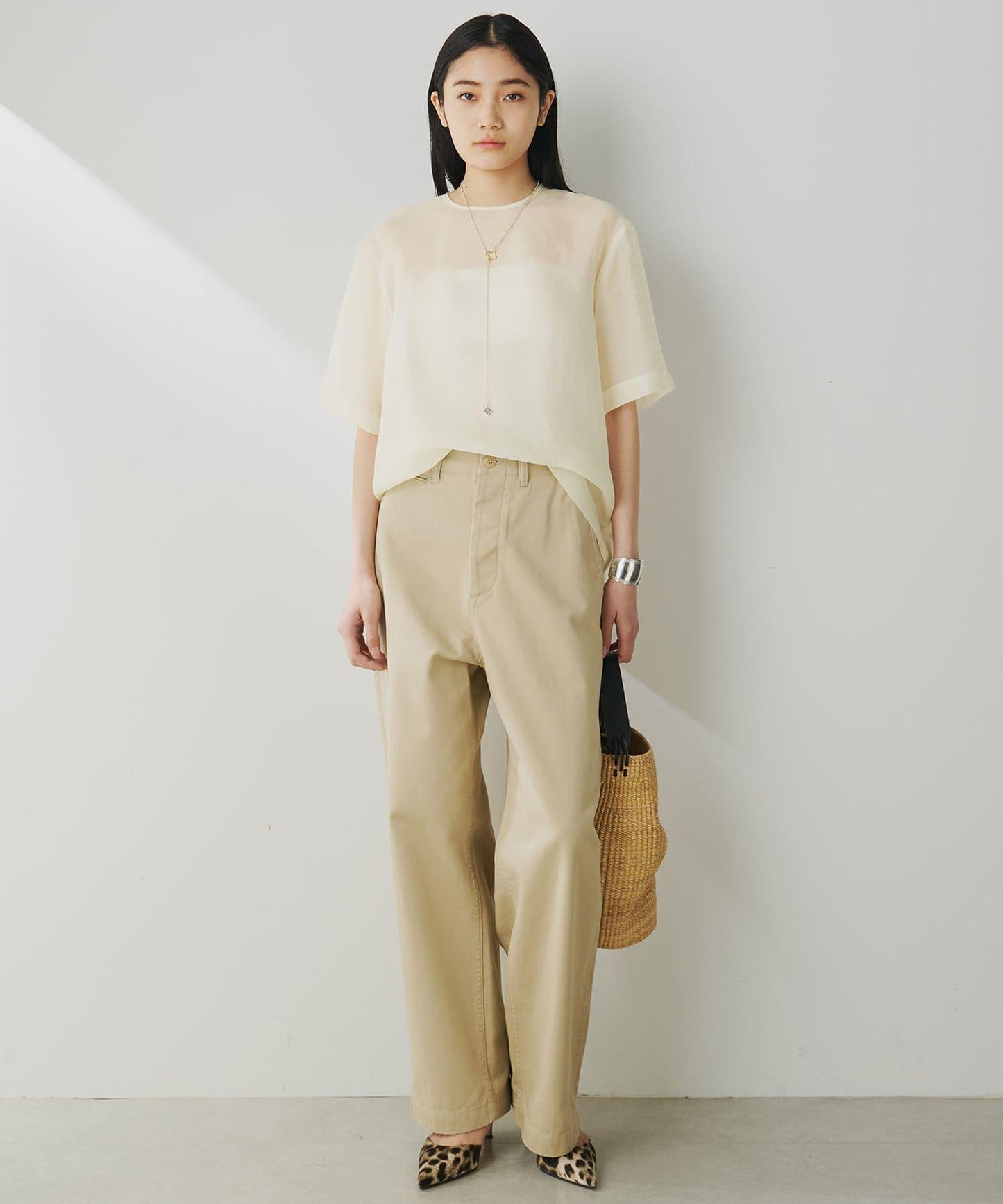 生物加工修身褲