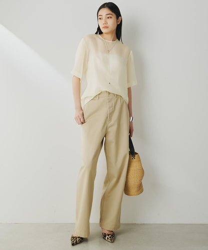 生物加工修身褲