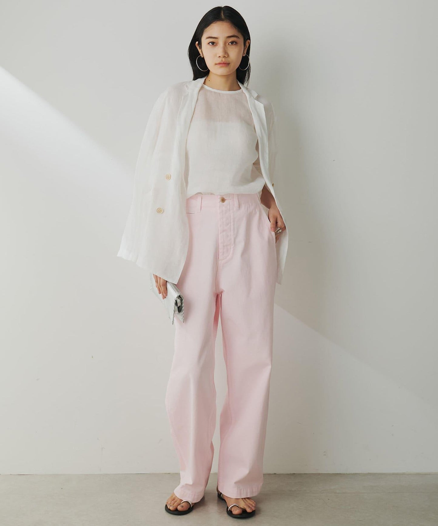 生物加工修身褲