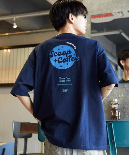 Scoop Coffee×FREAK'S STORE 聯名 大尺寸 後背印花 T恤