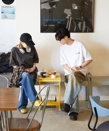 Scoop Coffee×FREAK'S STORE 聯名 大尺寸 後背印花 T恤