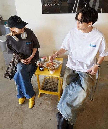 Scoop Coffee×FREAK'S STORE 聯名 大尺寸 後背印花 T恤