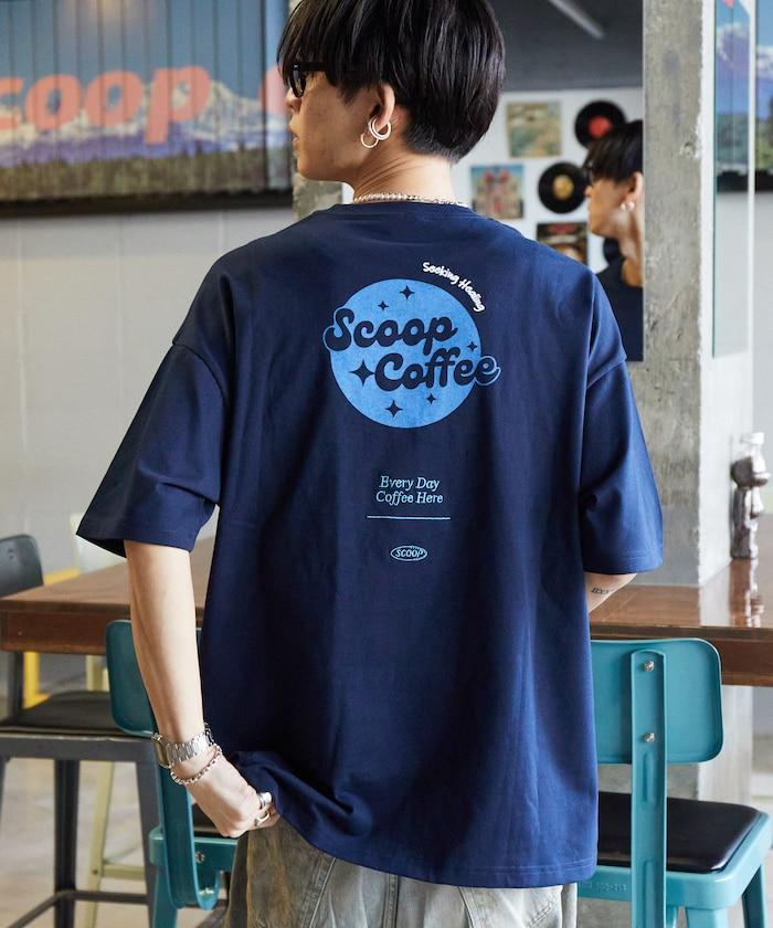 Scoop Coffee×FREAK'S STORE 聯名 大尺寸 後背印花 T恤