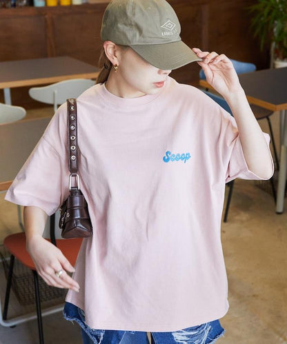 Scoop Coffee×FREAK'S STORE 聯名 大尺寸 後背印花 T恤