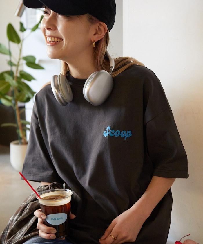 Scoop Coffee×FREAK'S STORE 聯名 大尺寸 後背印花 T恤