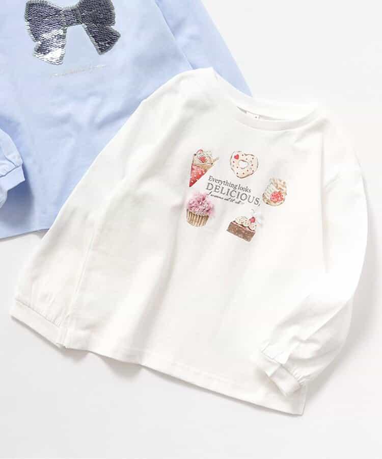 甜點·蝴蝶結圖案T恤