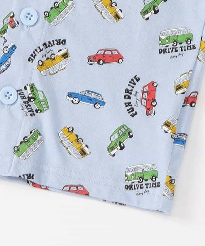 車柄前開式睡衣