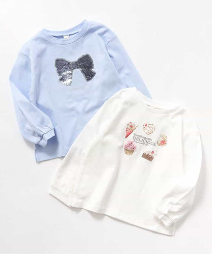 甜點·蝴蝶結圖案T恤