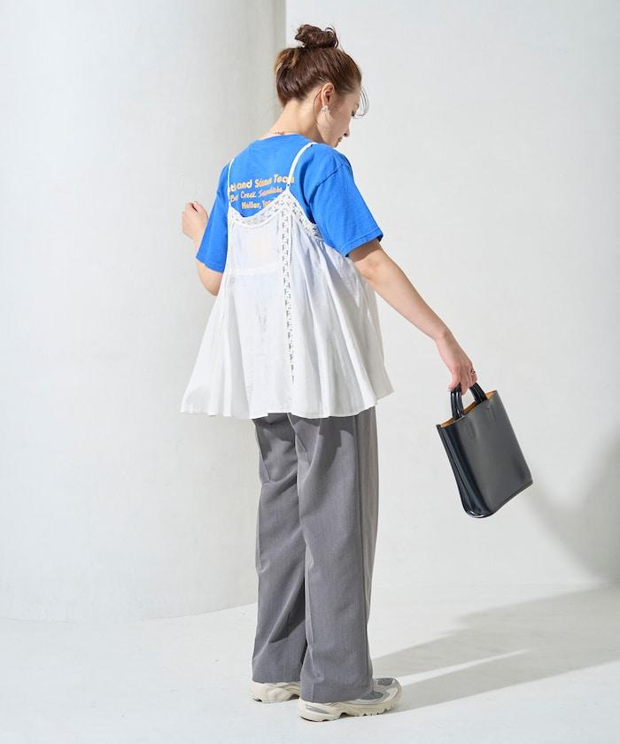 印度人造絲香緞蕾絲吊帶背心