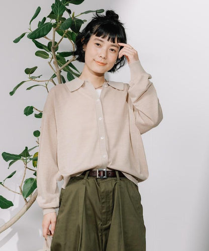 亞麻混紡polo衫