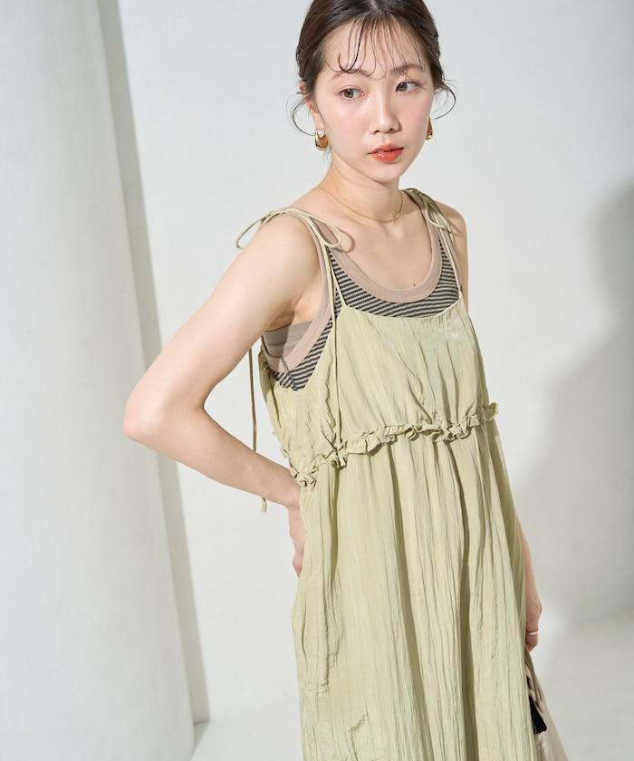 水洗處理 褶邊 增厚 揹帶褲