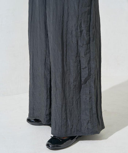 水洗處理 褶邊 增厚 揹帶褲