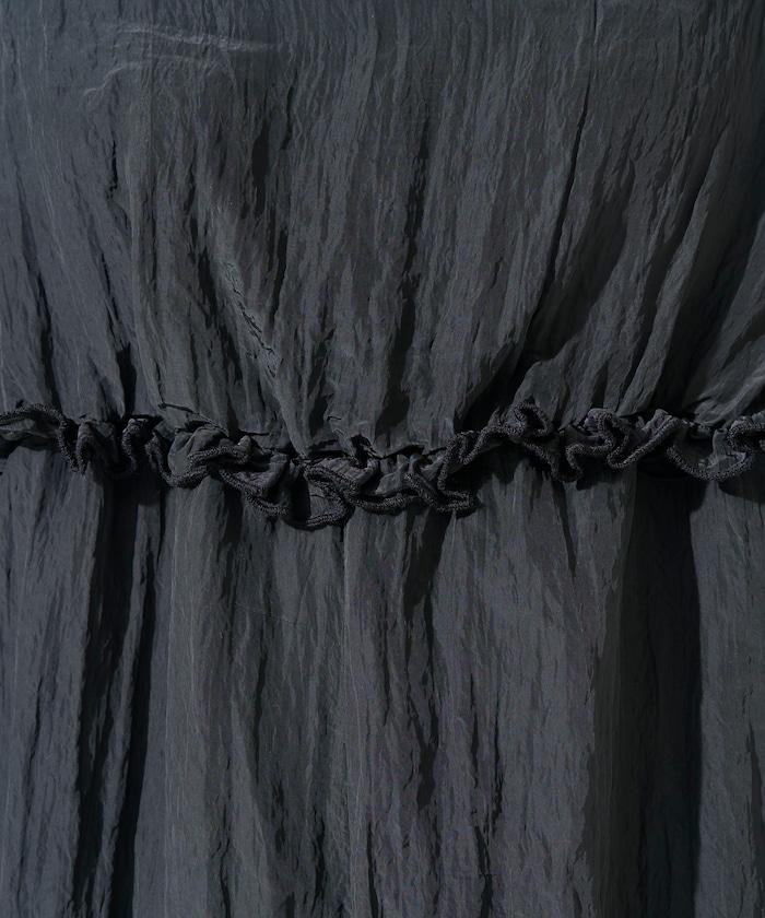 水洗處理 褶邊 增厚 揹帶褲