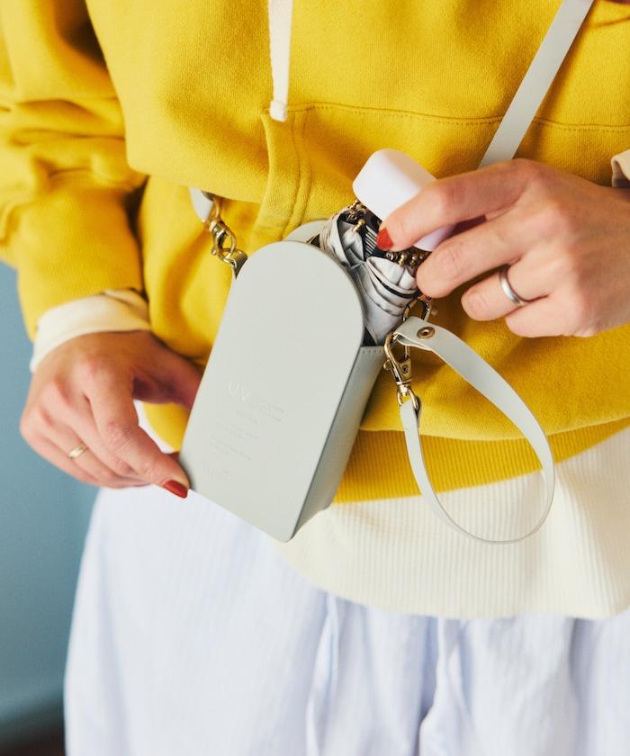 遮光小挎包雨傘 晴雨兼用 摺疊款