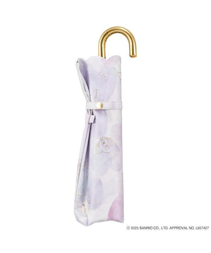 《三麗歐》遮光 水彩主題 迷你 晴雨兩用 摺疊雨傘