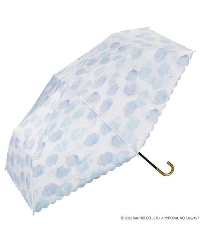《三麗歐》遮光 水彩主題 迷你 晴雨兩用 摺疊雨傘