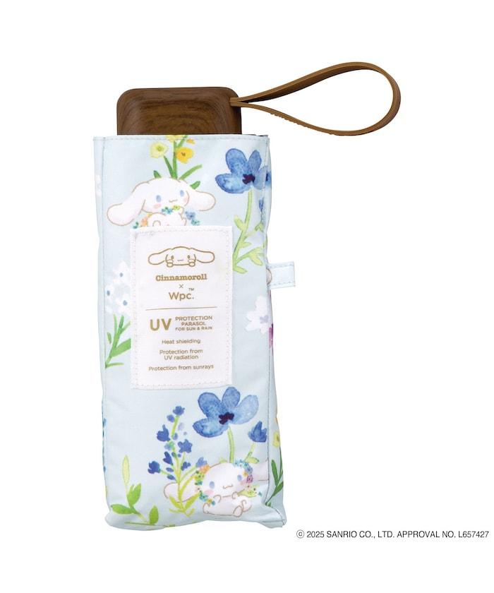 《三麗歐》遮光 水彩花卉 迷你 晴雨兼用 摺疊雨傘