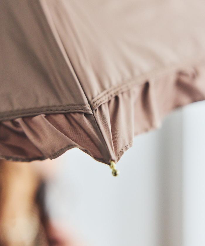 遮光經典荷葉邊 迷你 晴雨兩用 摺疊雨傘