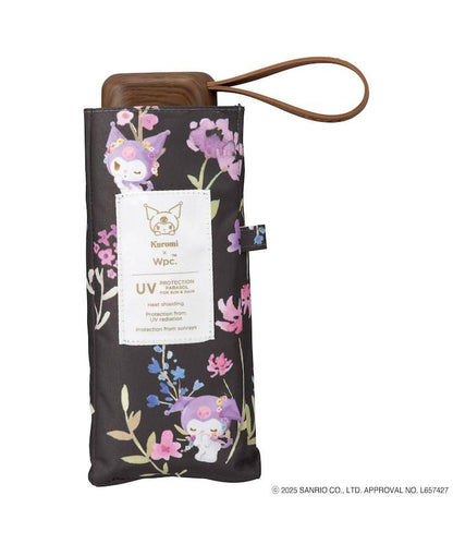 《三麗歐》遮光 水彩花卉 迷你 晴雨兼用 摺疊雨傘