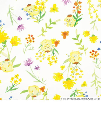 《三麗歐》遮光 水彩花卉 迷你 晴雨兼用 摺疊雨傘