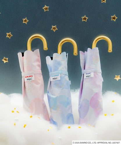 《三麗歐》遮光 水彩主題 迷你 晴雨兩用 摺疊雨傘