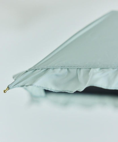 遮光經典荷葉邊 迷你 晴雨兩用 摺疊雨傘