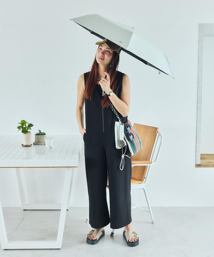 遮光輕量 實心迷你 晴雨兼用 摺疊雨傘