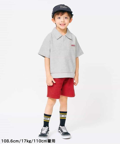 半拉鍊套裝 4分褲