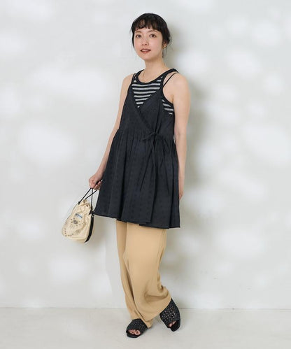 印度蕾絲蕾絲細肩帶上衣