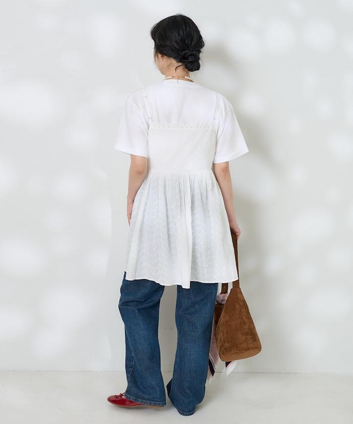 印度蕾絲蕾絲細肩帶上衣