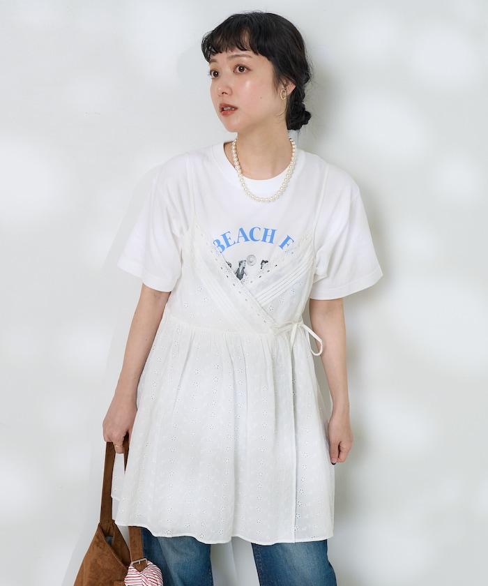 印度蕾絲蕾絲細肩帶上衣