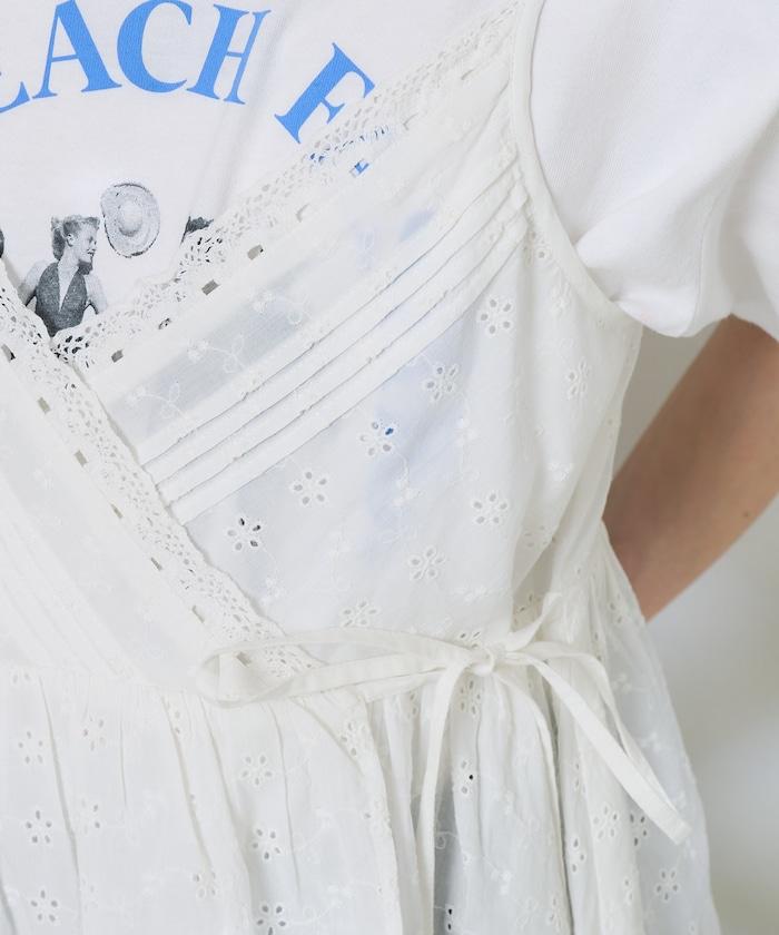 印度蕾絲蕾絲細肩帶上衣